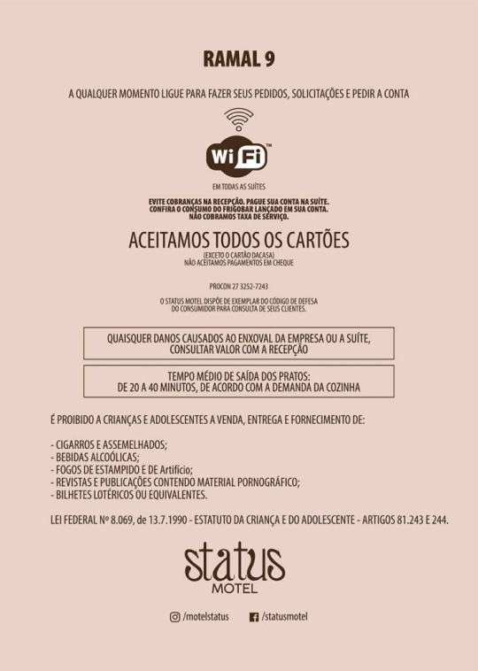 Status Motel | Melhor Motel do Espírito Santo